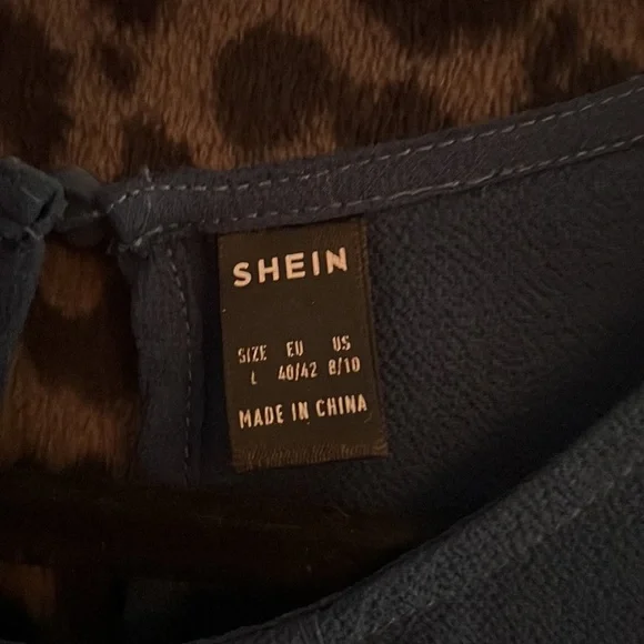 Shein blue blouse - Picture 4 of 7